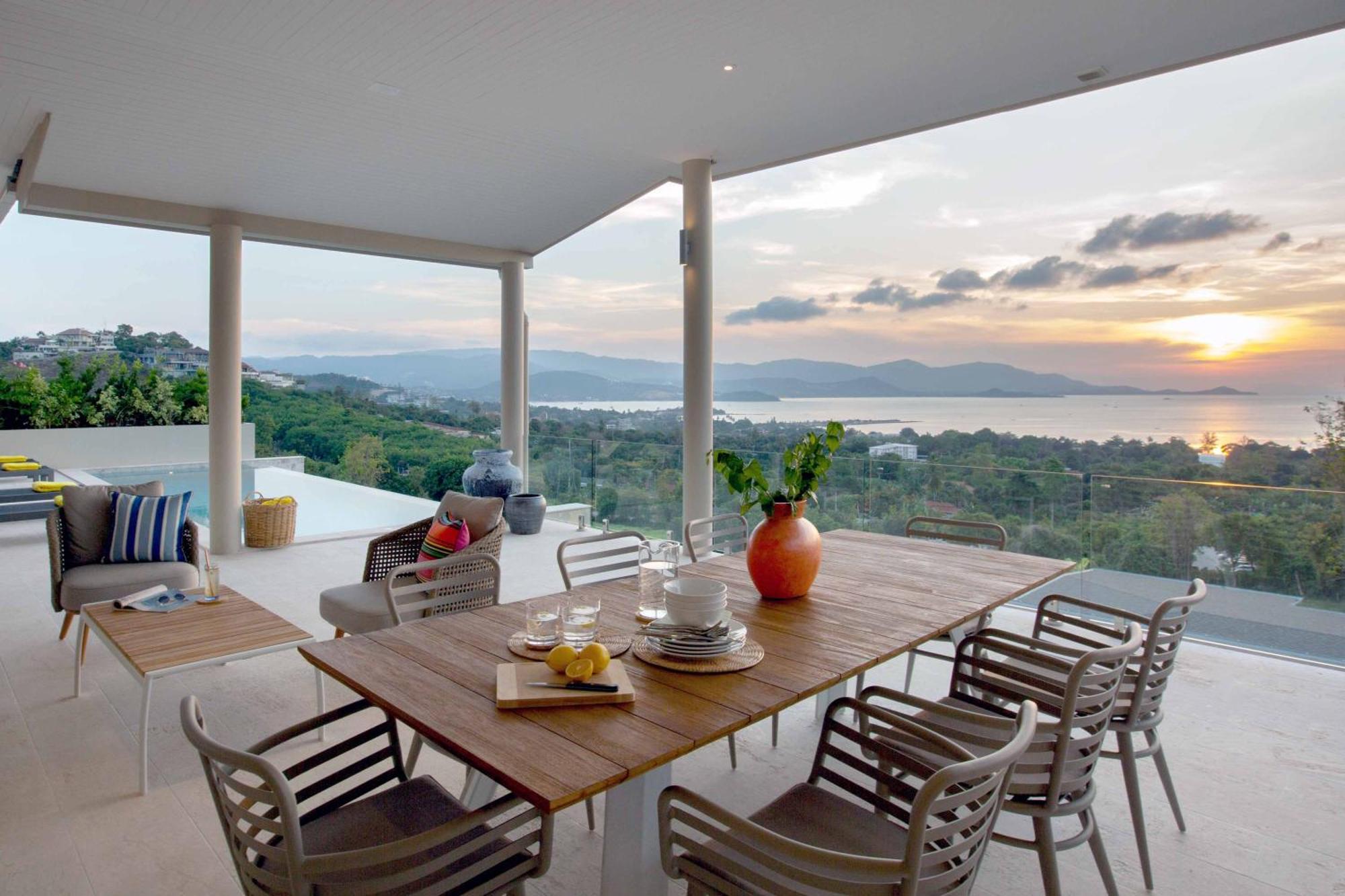 Sunset Estates - Samui Luxury Villas Choeng Mon المظهر الخارجي الصورة